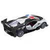 LEAN TOYS ferngesteuertes RC-Polizeiauto im Maßstab 1:12, weiß