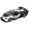 LEAN TOYS ferngesteuertes RC-Polizeiauto im Maßstab 1:12, weiß