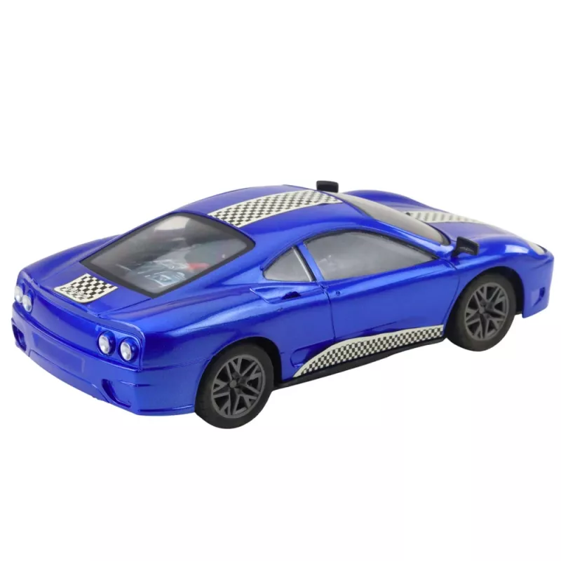 LEAN TOYS RC-Fernlenkauto Sportwagen mit Lichtern Blau 1:16