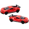 LEAN TOYS Auto Sportwagen 1:32 Reibungsantrieb Rot