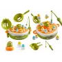 LEAN TOYS Spiel Dinosaurier Angelruten Zubehör Holz Grün