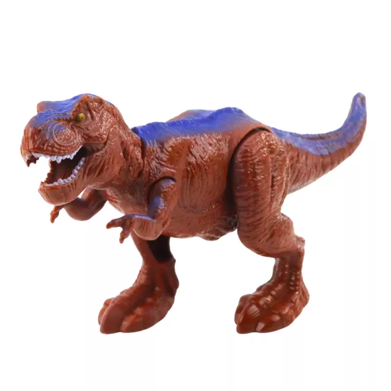 LEAN TOYS Dinosaurier-Transport-LKW mit Figuren, Lichtern und Geräuschen, Grün
