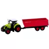 LEAN TOYS Set Truck Tractor mit Anhänger Lichter und Geräusche Rot