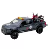LEAN TOYS Pickup Truck mit Motorlichtern und -geräuschen Grau 1:12
