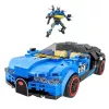 LEAN TOYS Robot Car 2in1 Hurricane Blue Construction Bricks 328 pcs.