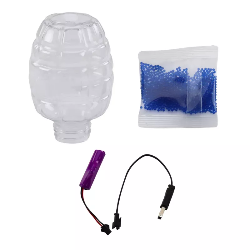 LEAN TOYS Automatische Wasser-Gelball-Pistole Skull