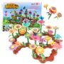 LEAN TOYS Creative Garden Flowers Construction Blocks Set 198 pcs.