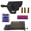 LEAN TOYS Revolver ZP-5 Schaumpatronen Wasserbälle Hydrogel Schild Holster
