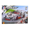 LEAN TOYS Bausteine Sportwagen Roboter 2in1 Grau 363 Teile