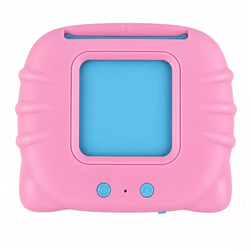 LEAN TOYS Englisch Wortlernkarten-Lesegerät Lernspielzeug Pink