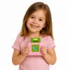 LEAN TOYS Englisch Wortlernkarten-Lesegerät Lernspielzeug Pink