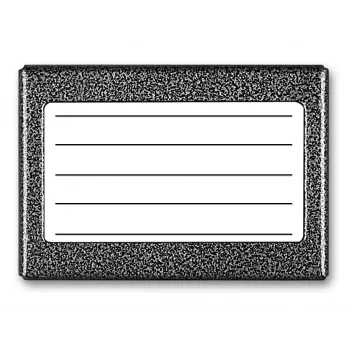 ACO CDN-5N ST hinterleuchtetes Klingelschild-Panel (ca. 5 Einträge)