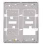 ACO CDN-P-S2 NT CDN Rahmen, Aufputz, Klein, Doppel, für CDNP5/6, CDNC/B, CDNA, Edelstahl