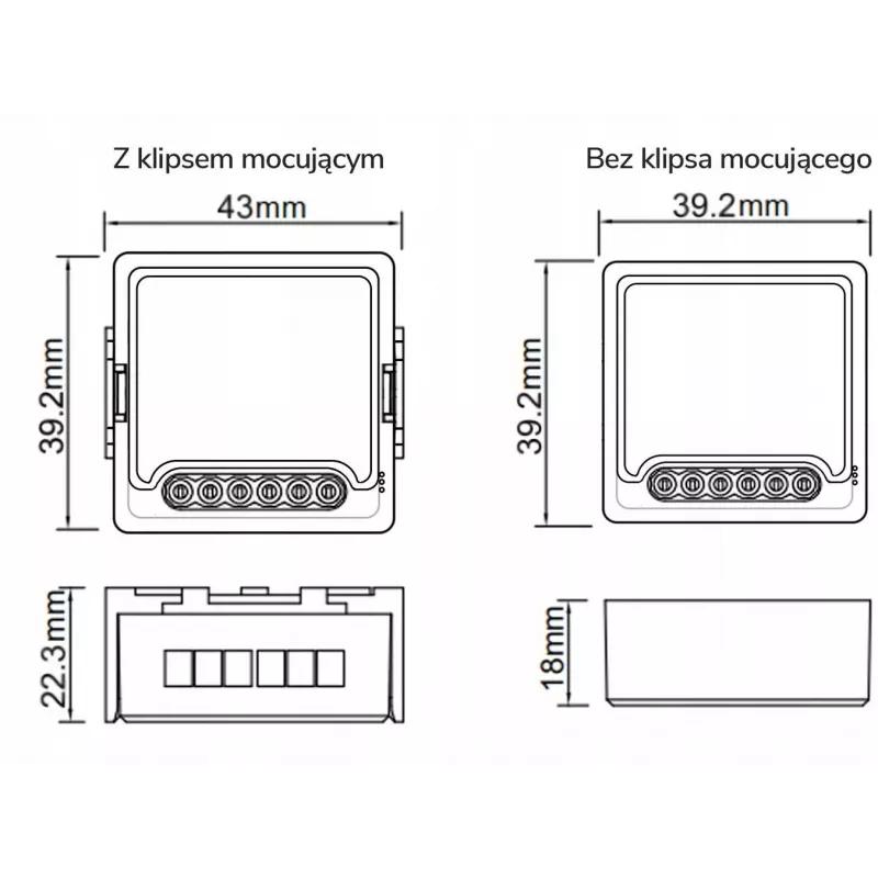 OXT T250G ZigBee Garagentor-Sensormodul mit Magnetkontakt für TUYA Smart Life