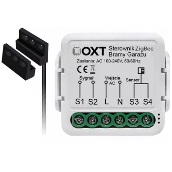 OXT T250G ZigBee Garagentor-Sensormodul mit Magnetkontakt für TUYA Smart Life