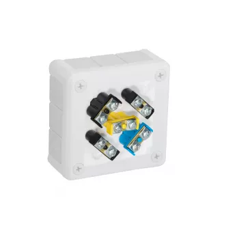 VIPLAST VP-41 Aufputz-Abzweigdose 12 Einführungen Weiß IP55 98x98x42mm 041-51