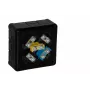VIPLAST VP-41 Aufputz-Abzweigdose mit Klemmen, 12 Kabeleinführungen, IP55, Schwarz, 98x98x42mm