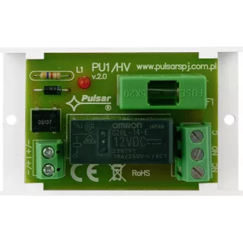 Pulsar AWZ514 Relaismodul, 1x SPDT, 10-16V DC, 1A, Schraubklemmen