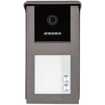 VIDOS IPX S101-2 Außenstation - 2MP IP Video-Türstation mit RFID, PoE, IP65