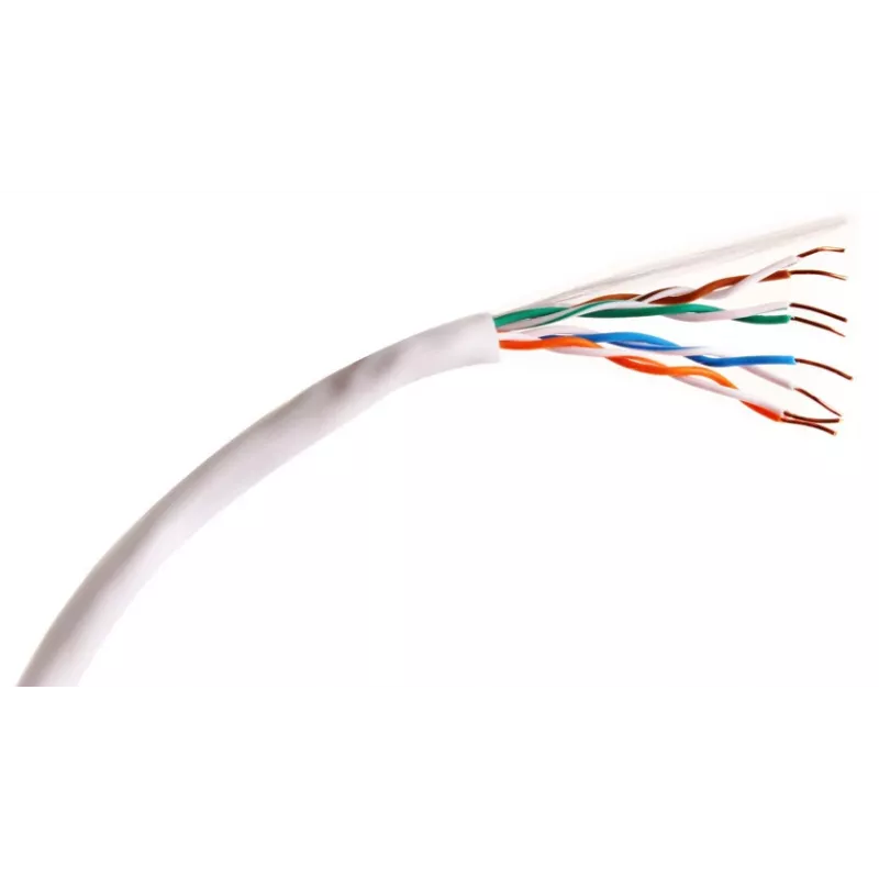 GETFORT Premium Cat.5e U/UTP PVC Netzwerkkabel 305m (1000ft) - Grau