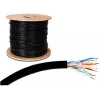 GETFORT Premium Cat.5e U/UTP UV Gel-Filled Outdoor Cable 500m Black