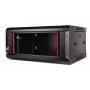 GETFORT 19 inch CALI 4U 600x450 Wandmontage-Netzwerkschrank - Schwarz (WGF04-64EH-WGB)