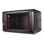 GETFORT CALI 19 inch 6U 600x600 Wandmontage-Rack-Gehäuse Schwarz