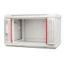 GETFORT 19 inch CALI 6U 600x600 Wandmontage-Rack-Gehäuse Grau RAL 7035