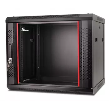 GETFORT CALI 19 inch 9U 600x600 Wandgehäuse Schwarz