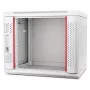 GETFORT 19 inch CALI 9U 600x600 Wandmontage-Rack-Gehäuse Grau (RAL 7035)