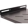 Getfort 45cm 19 inch 1U Festes Regal für Rack-Schrank - Schwarz
