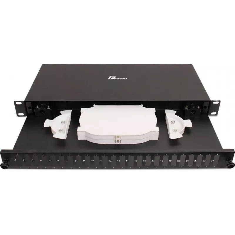 GETFORT GF-FO04-DX 1U 19 Zoll 24xSC Duplex Festes Glasfaser-Patchpanel