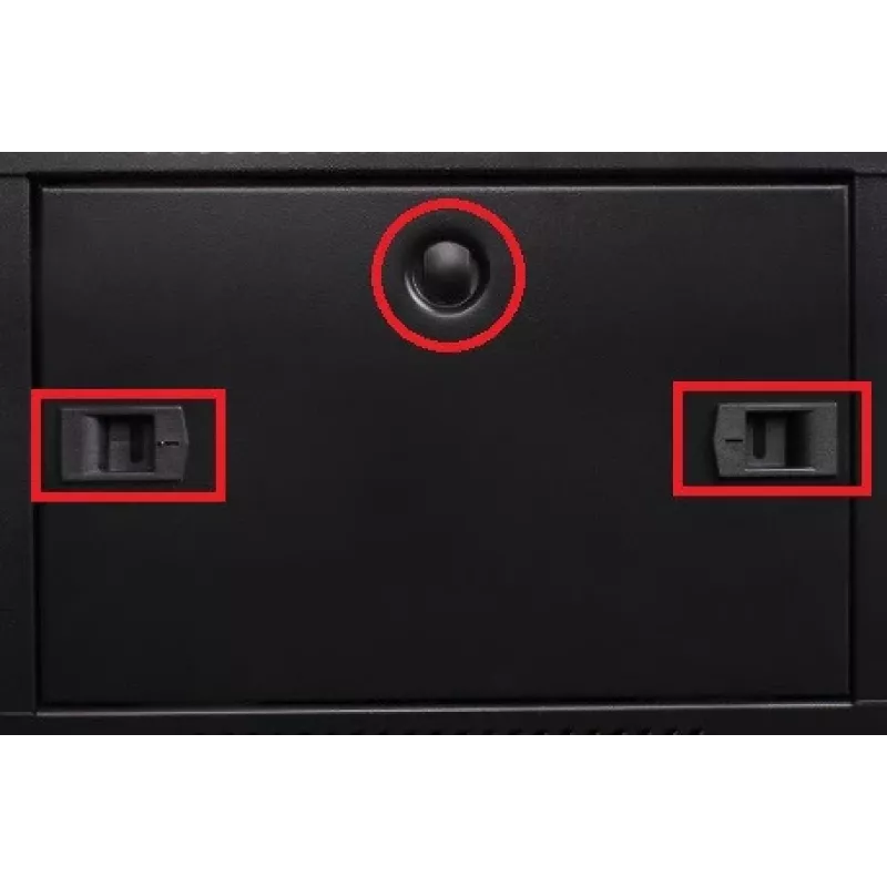 GETFORT 19 inch 22U 600x800 Standgehäuse Schwarz