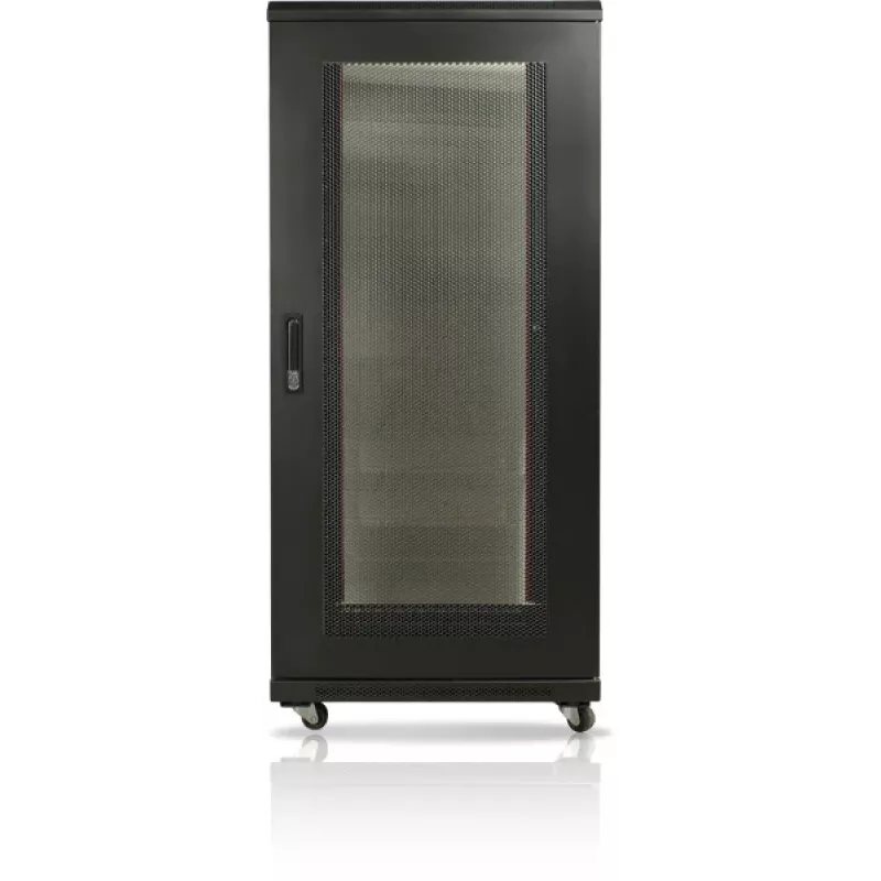 GETFORT 19-Zoll 27U Standschrank 600x800mm Schwarz