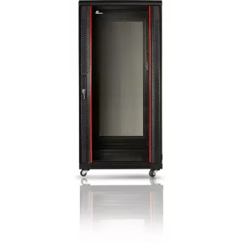 GETFORT 19-Zoll 27U Standschrank 600x800mm Schwarz