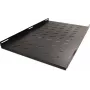 Getfort 100cm Festes Rackregal 1U 19 inch Schwarz 80kg