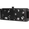 Getfort GF-FAN2 1U 19-Zoll Rack-Lüfterpanel mit 2 Lüftern, Schwarz
