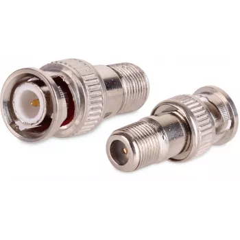 F-Type Buchse auf BNC Stecker Adapter GETFORT GF-WBNC HQ 100 Stk.