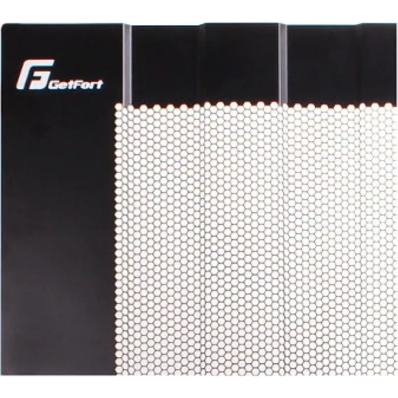 GETFORT 19-Zoll 22U Stand-Serverrack-Schrank 600x600mm perforierte Stahltüren schwarz