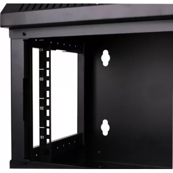 Getfort WGF04-33EH-WGB 10-Zoll 4U Wandgehäuse 300x300mm Schwarz