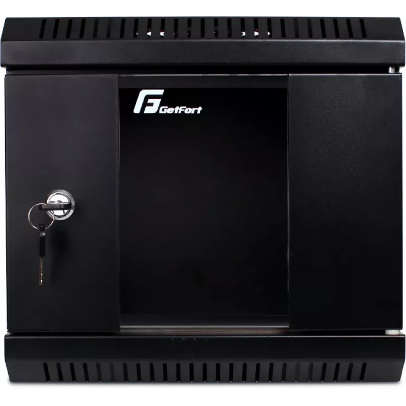 Getfort WGF04-33EH-WGB 10-Zoll 4U Wandgehäuse 300x300mm Schwarz