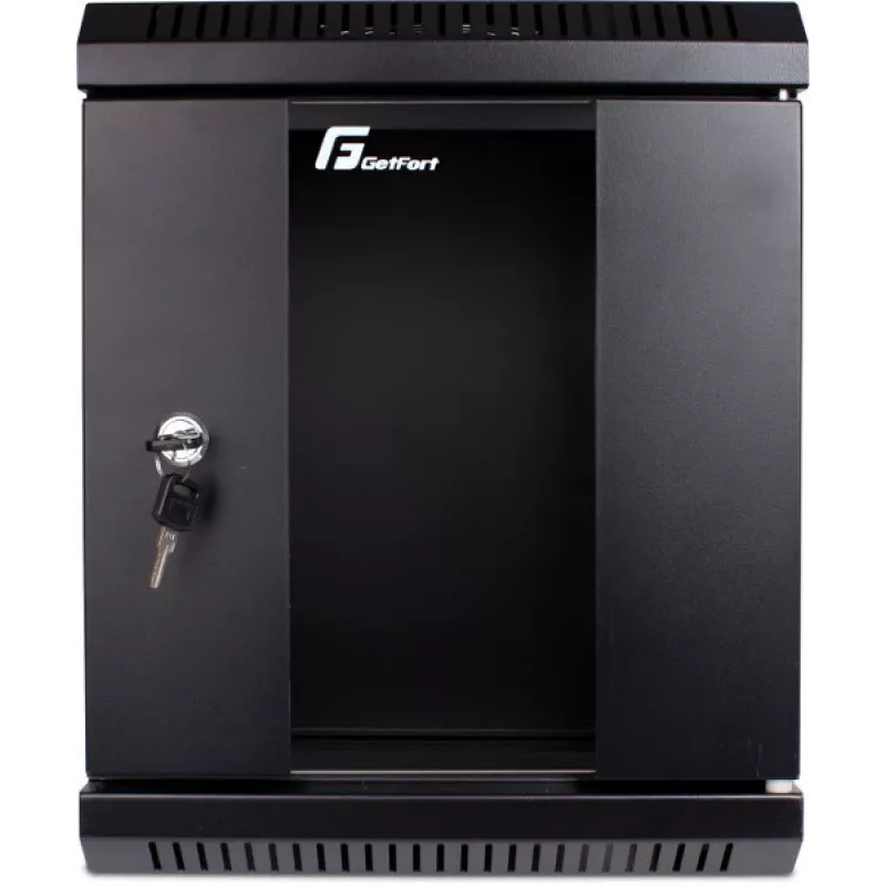 GETFORT WGF06-33EH-WGB 10 Zoll 6U Wandgehäuse 300x300mm Schwarz