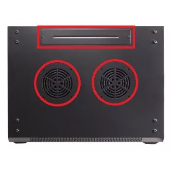 GETFORT ECO v2 19 inch 6U 600x450 Wandmontage-Rack-Gehäuse Schwarz
