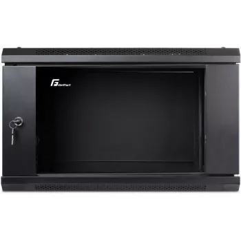 GETFORT ECO v2 19 inch 6U 600x450 Wandmontage-Rack-Gehäuse Schwarz