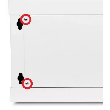 GETFORT ECO v2 19 Zoll 6U 600x450 Wandgehäuse Rack Grau