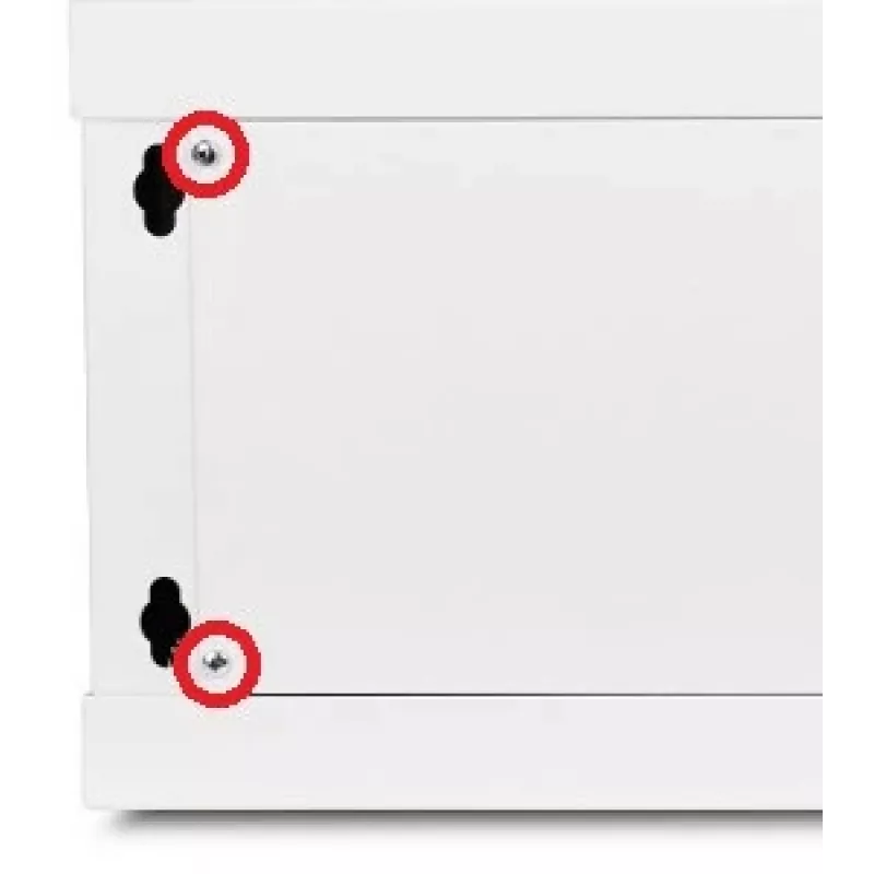 GETFORT ECO v2 19 Zoll 6U 600x450 Wandgehäuse Rack Grau