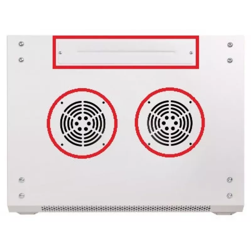 GETFORT ECO v2 19 Zoll 6U 600x450 Wandgehäuse Rack Grau