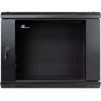 GETFORT ECO v2 19 inch 9U 600x450 Wandgehäuse Rack Schrank Schwarz