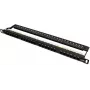 GETFORT PGF-5EUTP24-B7 Patch Panel UTP Cat.5e 24 Port 0.5U 19 Zoll Schwarz
