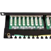 Patch Panel FTP Cat.5e 24 Port 0.5U Schwarz GETFORT PGF-5EFTP24-B8